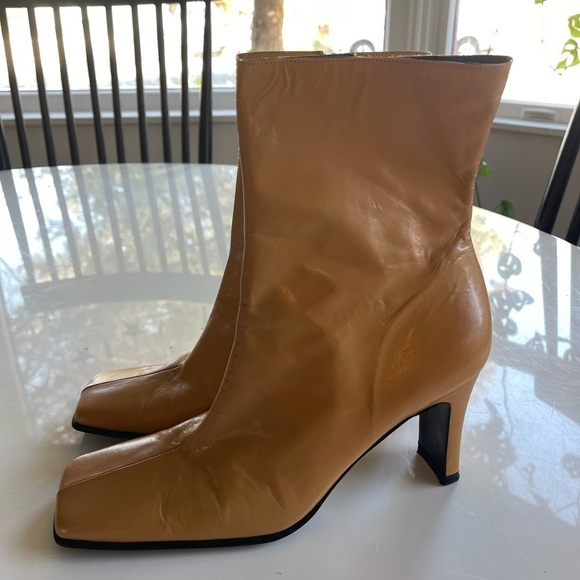 Y2K Coup Detat Leather Square Toe Heel - 8.5 - Picture 3 of 9